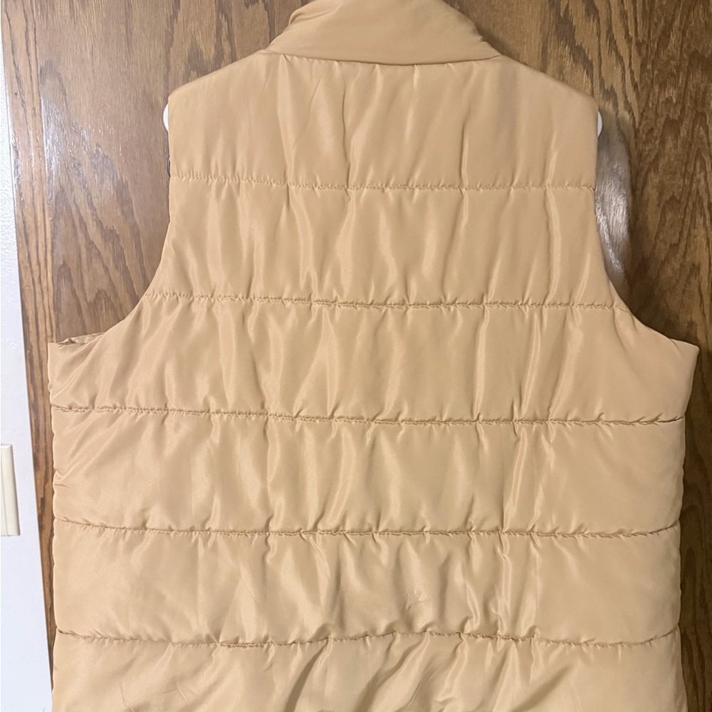 Mud Pie Camel Puffer Vest